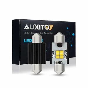 2x 6000K 6418 6411 Canbus LED matrícula etiqueta bombilla para BMW Audi Mercedes - Imagen 1 de 8