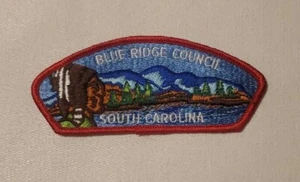 Patch BSA Boy Scout Blue Ridge Council Carolina del Sud SPEDIZIONE GRATUITA - Foto 1 di 2