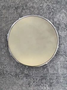 Vintage 10” Wood Tambourine Single Row Jingles Made In Japan - Picture 1 of 3