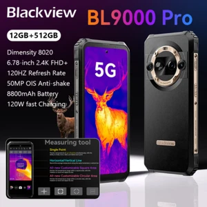 Blackview BL9000 Pro 5G Phone OctaCore Thermal Imaging 36GB+512GB 120W Android14 - Picture 1 of 19