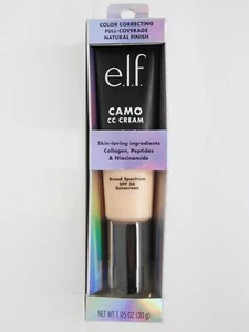 e.l.f. Camo CC Cream Color-Correcting Full Coverage, SPF 30, Fair 125 C, 1.05oz. - Picture 1 of 3