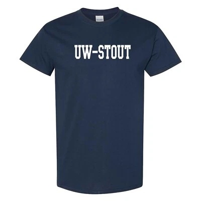 Wisconsin-Stout Blue Devils Basic Block Short Sleeve T-Shirt - Navy - Image 1 of 4