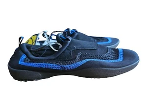 NWT Body Glove Riptide II Black Blue Water Shoes Unisex Kids Size 4 Adjustable - Picture 1 of 3