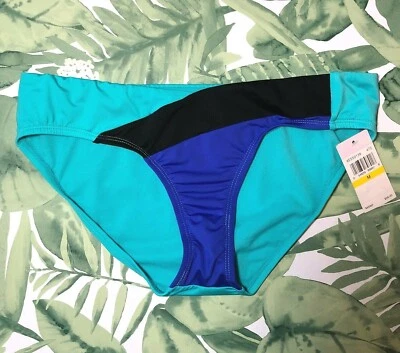 Nuevo traje de baño inferior de bikini Jag Teal negro púrpura para mujer 6ESS0136 Foto 1 de 4