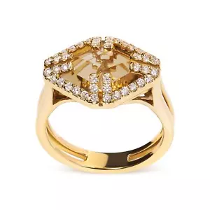 14K Yellow Gold 1/3 Cttw Diamond Ring (G-H Color, SI1-SI2 Clarity) - Picture 1 of 7
