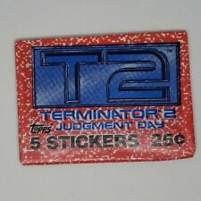 1991 Topps Terminator 2: Judgment Day Collectible Sticker Trading Cards Wax Pack