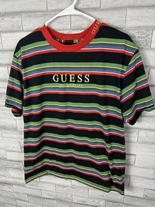 Camisa vintage a rayas mediana multicolor Guess - Imagen 1 de 5