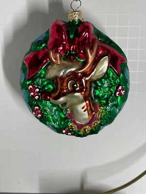 Christopher Radko Rodolph el reno nariz roja Foto 1 de 4