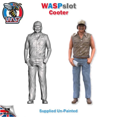 Dukes Of Hazzard Cooter Unpainted Figure 1:18 Scale Wasp Coot - Image 1 of 2
