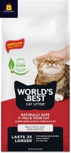 Klumpendes Katzenstreu 28 Pfund 12,7 kg unparfümiert staubar stark geruchskontrollierend Multi - Bild 1 von 5
