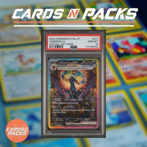 Carte Pokemon Umbreon Noctali ex SAR Sv8a Japanese Japonais PSA 10 GEM Mint 🇯🇵 - Picture 1 of 2