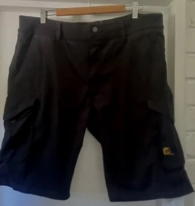 Mens ELEVEN brand Black Shorts, Near New Cond, Sz 107R/40 Cotton Blend Cargo Wrk - Picture 1 of 7