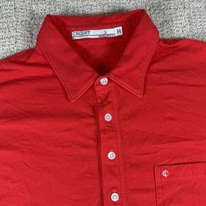 Criquet Poloshirt Herren Large rot Pimabaumwolle - Bild 1 von 5