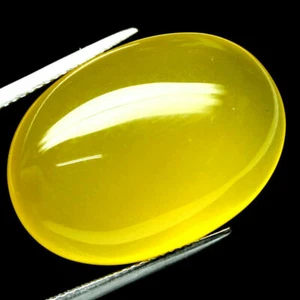 SHOLA Echt 30,97 Ct Natürlicher Gelb Achat / Chalzedon aus Botswana - Picture 1 of 2