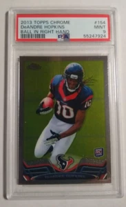 2013 Topps Chrome DeAndre Hopkins RC #154 PSA Mint 9 - Picture 1 of 2