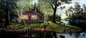 Kim Norlien Simpler Times - 32"x 16"- Open Edition - Picture 1 of 1