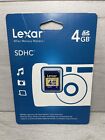 Lexar 4GB SD Card SDHC Memory Card - For Digital Camera / Satnav / Nintendo Wii