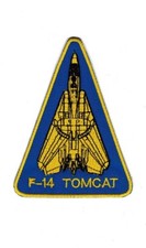 [Patch] F-14 TOMCAT AERONAUTICA cm 8 x 11 toppa ricamata ricamo -692