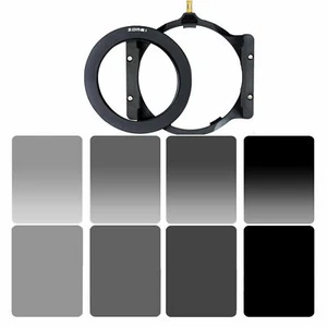 150*100mm ND2+4+8+16 Square Filter Kit & 67/72/77/82mm Ring&Holder for Cokin Z - Picture 1 of 12