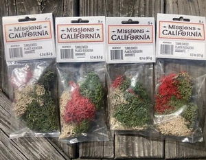 Missions Of California Paisaje en Miniatura; Cubierta Terrestre Mezcla de 4 Paquetes - Imagen 1 de 2