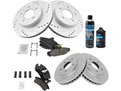 Kit de pastilha de freio e rotor dianteiro e traseiro Chevrolet Camaro 1993-1997 55591PK - Imagem 1 de 2