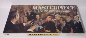 Masterpiece The Art Auction Board Game. Vintage. Used. 1970. Parker Brothers.