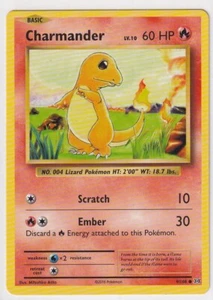 POKEMON - CHARMANDER - REGULAR COMÚN - 8/108 CASI NUEVO - Imagen 1 de 2