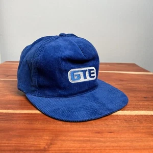 Sombrero trasero a presión de construcción de colección teléfono general y electrónica años 90 pana azul - Imagen 1 de 12