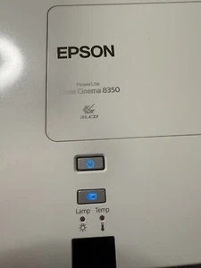 Epson powerlite home cinema 8350 projector, new lamp - Picture 1 of 6