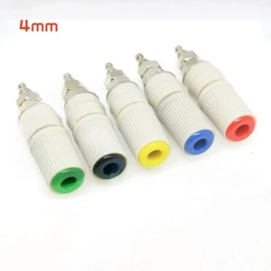 Banana Plug Jack Binding Post Socket Connector Red Black Blue Yellow Green 4mm - Picture 1 of 8