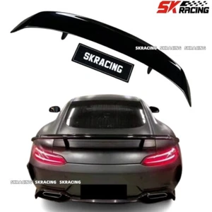 GT Style Rear Trunk Spoiler Wing Fits Mercedes Benz GTS GT 2016+ Gloss Black - Picture 1 of 20