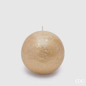 EDG Enzo De Gasperi Candela Esférica Rústica D 10 Cm Oro Claro - Imagen 1 de 1