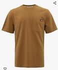 Wrangler Pocket T-Shirt Men’s Brown Duck Short Sleeve Size Medium New With Tags