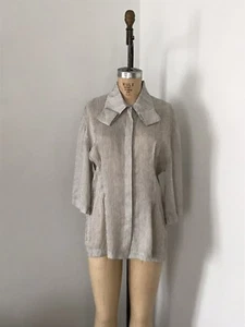 Xiao Studio Floral Silk Blouse foldover collar M, MNZ, La Garconne - Picture 1 of 7