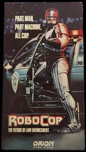 1987 ORION RoboCop VHS VIDEO TAPE Classic Sci-Fi Action Movie Verhoeven Weller - Picture 1 of 7
