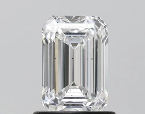 1.03 ct E-SI 1 Emerald Cut Diamond,IGI Certified Diamond, CVD Lab Grown Diamond - Picture 1 of 8