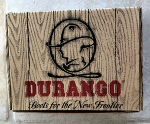 Vintage Kids Durango Western Cowboy Boot Box 7D BOX ONLY BOX ONLY 10" x 7" x 3" - Picture 1 of 9