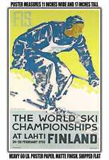 11x17 POSTER - 1938 World Ski Championships at Lahti Finland