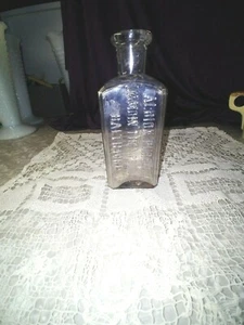 ANTIQUE PURPLE TINT COLOR BOTTLE ALBION PURE RYE LAMDIN THOMPSON & CO BOTTLE - Picture 1 of 7