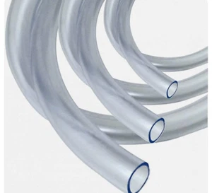 6mm Clear PVC Flexible Plastic Hose Pipe Food Grade - Car/Aquariums/Air Tubing - Picture 1 of 3