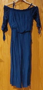 Girls IZ Byer Off Shoulder Jumpsuit size Medium 10/12 - 5271 - Picture 1 of 9