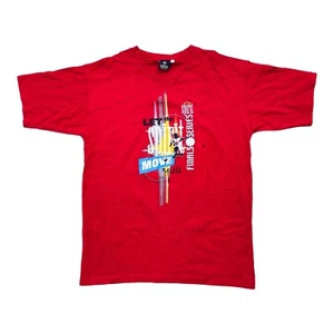 VINTAGE NORTHERN SPIRIT F.C. NSL FOOTBALL T SHIRT FINAL SERIES 99 DYE RUNS XL - Picture 1 of 6