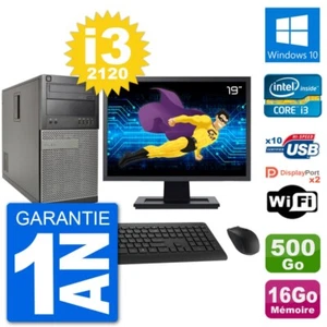 PC tour DELL 7010 Bildschirm 19 " Intel i3-2120 RAM 16Go Scheibe 500Go Windows - Bild 1 von 3
