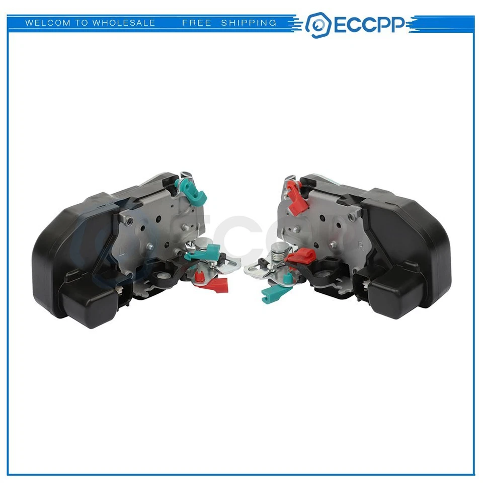 Atuadores traseiros de trava de porta lateral esquerda e direita 2 peças para 03-10 Dodge Ram 1500 2500 - Imagem 1 de 4