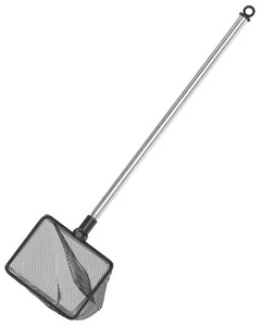 3 Inch Aquarium Fish Net w/ Extendable 9-24 Inch Long Handle for Fish Tank Pond - Picture 1 of 8