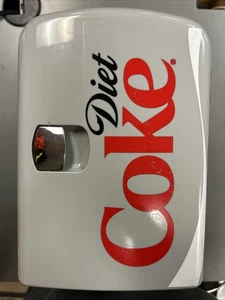 6 Can Coca-Cola Diet Coke 4L Cooler/ Warmer Gray Mini Fridge 110V AC Cord/Tested - Picture 1 of 5