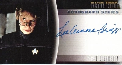 Star Trek Insurrection Auto Trading Card No.A15 Lee Arnone-Briggs "Librarian" - Image 1 of 2