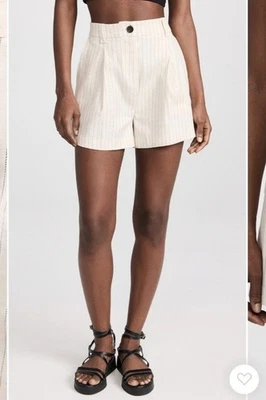 Nuevo con etiquetas Pantalón Corto Rails Ilena a Rayas Marfil Talla 2 Beachy Vacation Resort Foto 1 de 4
