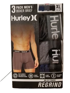 Hurley Regrind Herren Boxershorts 3er-Pack Größe XL Unterwäsche NEU - Bild 1 von 7