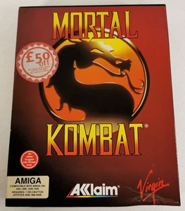 Gioco Mortal Kombat Commodore Amiga - Edizione Acclaim Entertainment Big Box - Foto 1 di 13